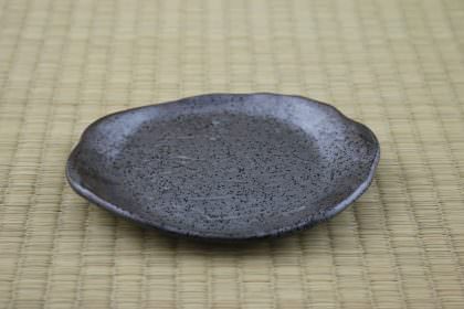 Plate - Irregular - Metallic Grey