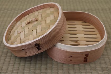 Steamer - Wood/Bamboo -  Square - Set