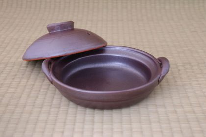 Toban Plate with Lid - Tetsu-yu - 6 Go - 22 x 8 cmh
