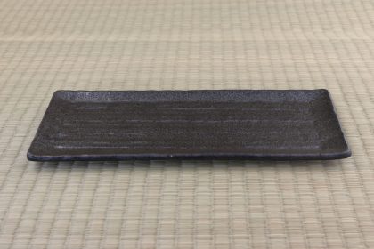 Plate (Oblong) - Black - 29.5 x 11.3 cm