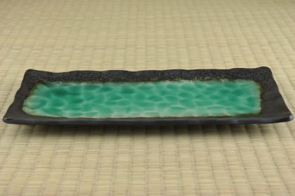 Plate - Oblong - Green - 28.5 x 11.8cm